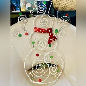 Christmas Card Holder - Snowman